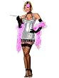 Roaring Twentys 20s Sequin Sexy Flapper Costume Silver Mini Dress Womens Halloween Costume