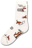 For Bare Feet Dog Mischief Socks