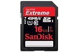 Produkt-Bild: SanDisk Extreme SDHC 16GB Class 10 Speicherkarte