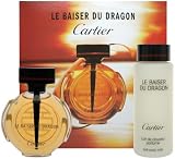 Le Baiser Du Dragon by Cartier for Women 2 Piece Set Includes: 1.6 oz Eau de Toilette Spray + 3.3 oz Soft Body Milk