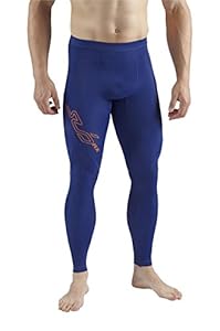 Sub Sports RX Men's Graduated Compression Baselayer Leggings / Tights - Navy Stealth - XS