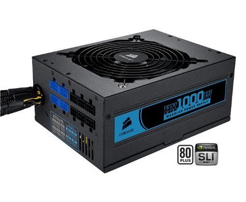 Corsair CMPSU-1000HX 1000-Watt HX Professional Series 80 Plus Certified Power Supply compatible with Core i7 and Core i5