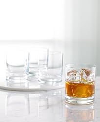 Martha Stewart Collection "Waterman" Double Old-Fashioned Glasses, Set of 4
