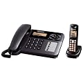 KX-TG 6461 ET Black Dual Phone Corded / Cordless