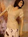 Prada - $695 New PRADA Tan Cream Wrinkle Print Sweater 40 / 6