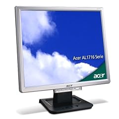 Acer AL1716Fs 43,2 cm (17 Zoll) TFT LCD-Monitor (Kontrast 800:1, 5ms Reaktionszeit) schwarz/silber