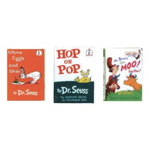 Detail image Dollhouse 3-Pc. Dr. Seuss Book Set