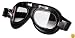Bikers Choice Red Baron Aviator Goggles Black