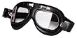 Bikers Choice Red Baron Aviator Goggles Black