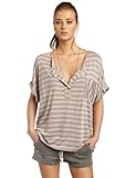 HKNB Heidi Klum for New Balance Womens Stripe Boxy Tee