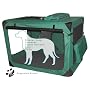 Pet Gear Generation II Deluxe Portable Soft Crate, Large, Moss Green