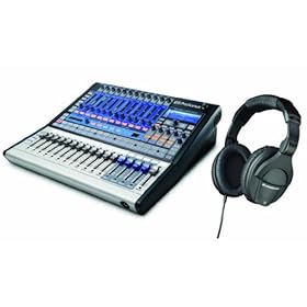 Presonus StudioLive 16.0.2 Performance & Recording Digital Mixer with Sennheiser HD280 Pro Studio Quality Headphones Kit