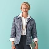 TravelSmith Womens Newport Boucle Multi L