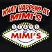 Toddler Gildan T-Shirt : What Happens At Mimis Stays At Mimis - Funny - for Grandson or Granddaughter from Grandmother Mimi