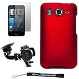 Red Smooth Design Cover / 2 Piece Snap On Crystal Protective Hard Case for  ....
