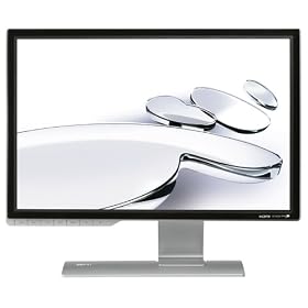 BenQ V2400W - �cran plat - TFT - 24" - �cran large - 1920 x 1200 - 250 cd/m2 - 1000:1 - 4000:1 (dynamique) - 5 ms - 0.27 mm - HDMI, DVI-D, VGA - brillant