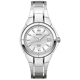 Seiko Silver Dial Silver Tone Stainless Bracelet Solar Ladies Watch - SUT021