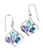 Amazon price tracker, Amazon price history charts, Element Sterling Silver, Ladies', E3610, Open Earrings with London Blue Topaz & Amethyst