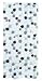 Spirella Dido PEVA Opaque Plastic Shower Curtain, 180 x 200 cm, Black/ Grey/ Brown/ White