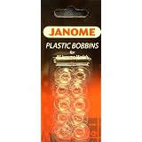 Janome Sewing Embroidery Machine Bobbins 10ct Pack New