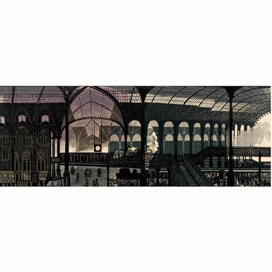Liverpool Street Station' by Edward Bawden (Giclée Print)