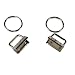 10-1" Key Fob Chain Wristlet Hardware Set with Key Ring