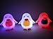 Liroyal Color Change Decoration LED Lamp Night Light Candle Flash Kids Penguin
