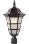 Cape Cod 1 light Post top Lantern, LARGE, WEATHERED BRNZE