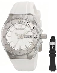 TechnoMarine Womens 110038 Cruise Original 3 Hands Silver Dial Watch