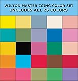 Wilton Master Icing Color Set (Includes ALL 25 Wilton Icing Colors in Large 1 Ounce Bottles) Your Possibilites in Cake decorating are unlimited with this kit