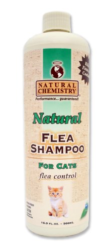 Natural Flea Shampoo for Cats - 16-8 9-Ounce