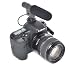 EzFoto Professional DV Stereo microphone for Canon EOS 7D 5D Mark II Rebel T3i T2i 60D, Nikon D300S D3S D7000 D5100 Coolpix P7000, Sony a65 a55, A33, A580, A560, DSR-PD198p, Pentax K-7, K-5, Olympus E-5, E-620 etc