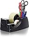 Officemate Heavy Duty Weighted 2-in-1 Tape Dispenser, Recycled,Black (96660)