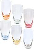 Produkt-Bild: Bohemia Cristal 093/006/015 Longdrinkbecher 350 ml Viva Colori 6-er Set