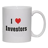 I Love/Heart Investors Mug for Coffee / Hot Beverage (choice of sizes and colors)