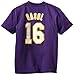 NBA Los Angeles Lakers Pau Gasol Youth 8-20 Short Sleeve T-Shirt Game Time Flat