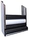 Wall-mount Storage Rack for Foam Rollers, Holds 6