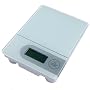 EatSmart Precision Touch Digital Glass Top Kitchen Scale, White