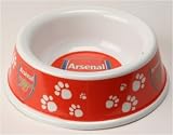 OFFICIAL ARSENAL F.C CREST DOG FOOD BOWL
