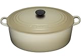 Le Creuset Enameled Cast-Iron 9-1/2-Quart Oval French Oven, Dune