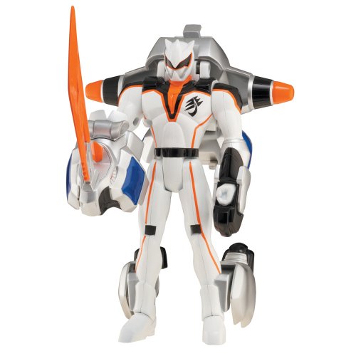 41y0g%2BEEyJL Power Ranger Jungle Fury Power Ranger 6.5 Electronic Animorphin Figure   Rhino Ranger
