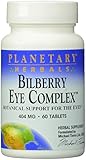 Planetary Herbals Bilberry Eye Complex Tablets, 60 Count