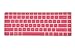 Colorful Semitransparent Keyboard Skin Cover Protector For Hp Pavilion G4, G6 1xxx , envy 14-1007tx, hp 2000, dv4-3000 Series, presario Cq43, 430, 431 CQ57, CQ58 and Envy Sleekbook 6z with Swan Card Case for Credit, Bank, ID Card(Pink)