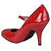Brinley Co Womens Patent Round Toe Mary Jane Pumps