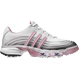 adidas Women's Powerband Sport Golf Shoe (Running White/Blossom) - NEW!