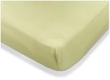 Sumersault Jungle Faces Crib Sheet Green