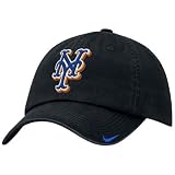Nike New York Mets Black Stadium Adjustable Hat