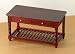 Dollhouse Miniature Mahogany Finished Working Table