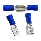 50pc Premium-Grade 14-16 Gauge Solderless Blade-Style Terminal - Quick Connect-Disconnect - Taiwan