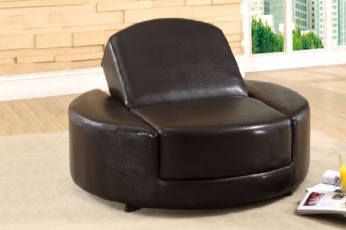 Adjustable Ottoman / chair with Storage and Wheels